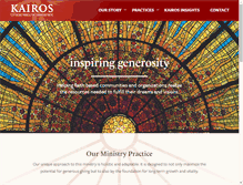 Tablet Screenshot of kairosandassociates.com